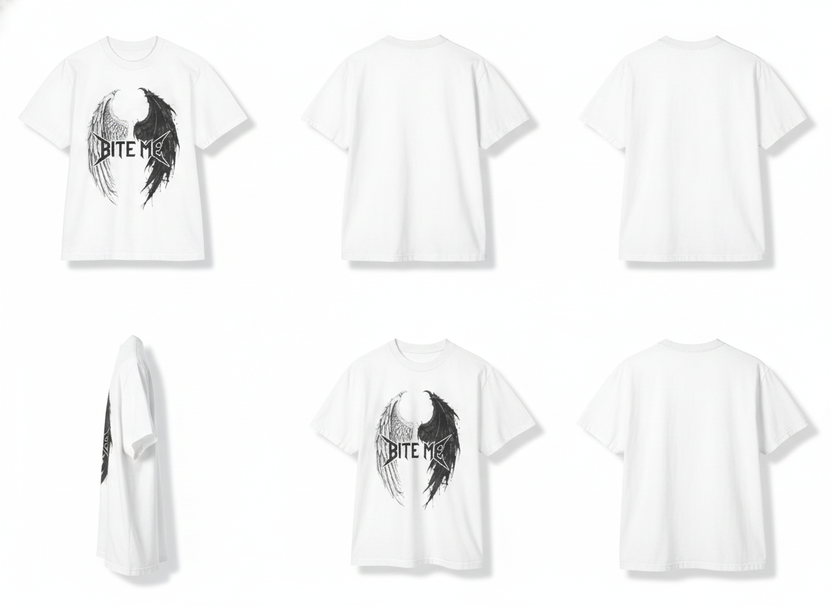 Born From Angels But Raised By The Devil | Gothic Streetwear Shirt | Goth Oversized Tee