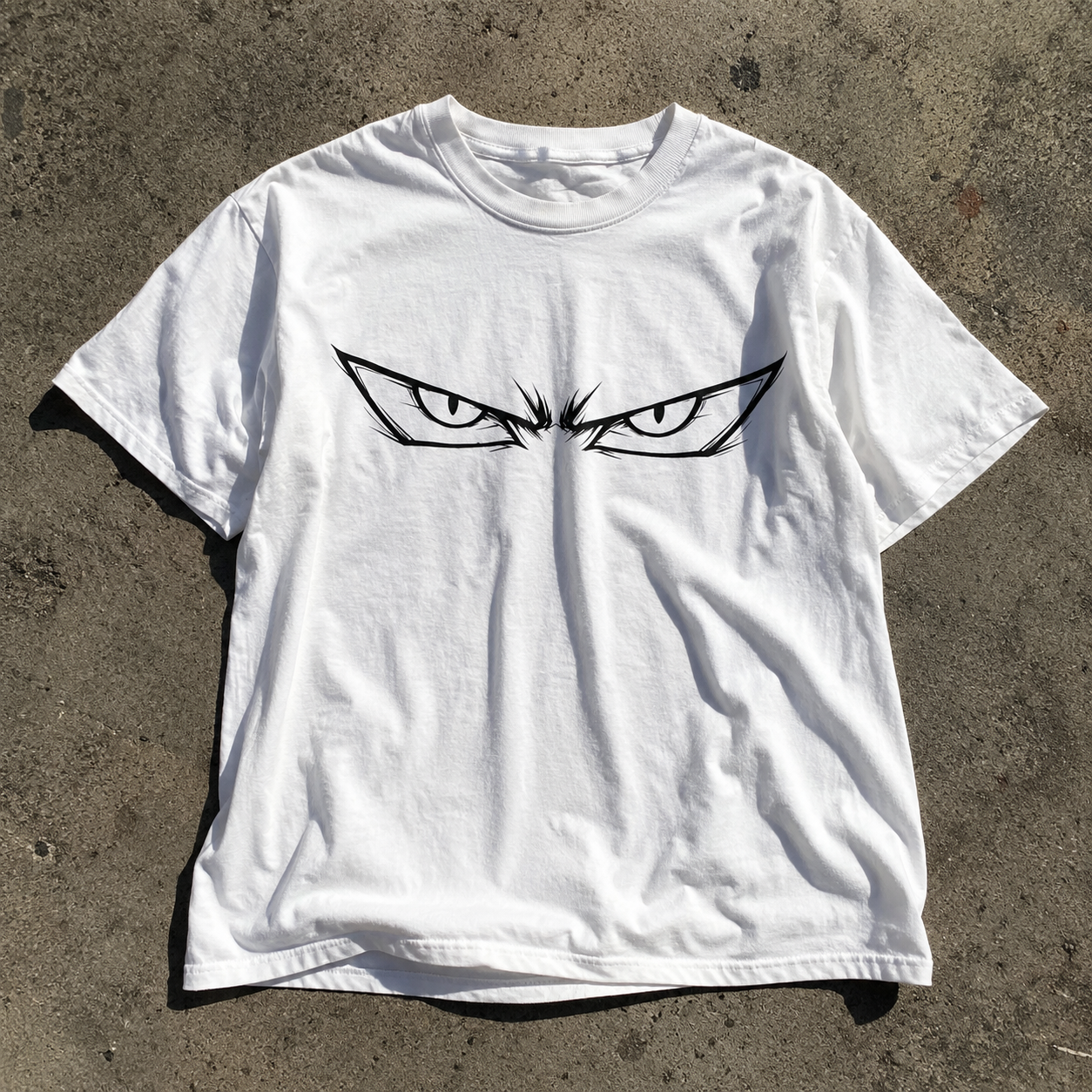 Bite Me T-Shirt | Demon Eyes Graphic Streetwear Shirt | Goth Oversized Tee