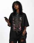 Dark Magical Girl Eat Me T-Shirt | Goth Anime Streetwear Shirt | Kawaii Gothic Oversized Tee